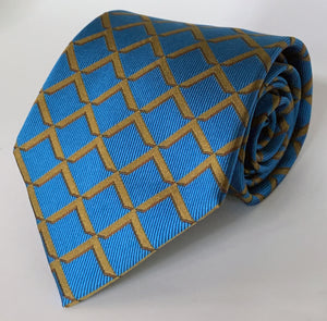 "The Master's Square" Necktie, Scottish Blue